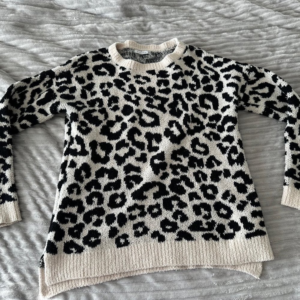 Cheetah Print Sweater